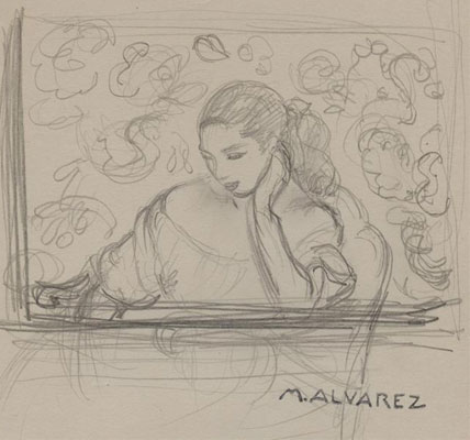 Mabel Alvarez Work on Paper